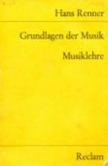 Grundlagen der Musik : Musiklehre