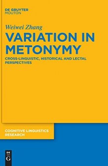 Variation in Metonymy
