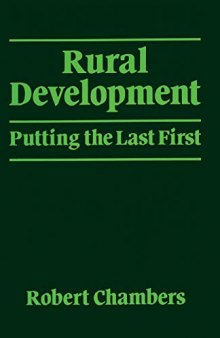 Rural Development: Putting the last first