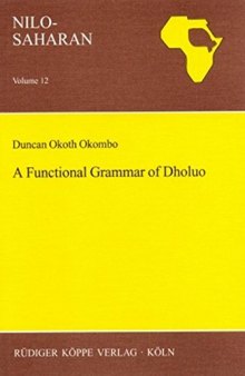 A Functional Grammar of Dholuo