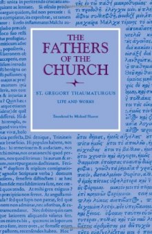 Fathers of the Church: St. Gregory Thaumaturgus Life and Works