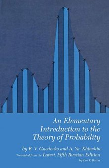 An Elementary Introduction to the Theory of Probability