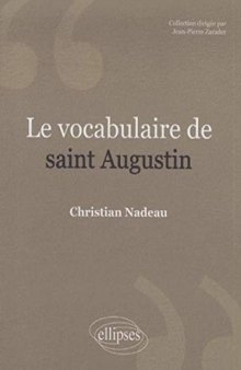 Le vocabulaire de Saint-Augustin
