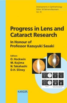 Progress in Lens and Cataract Research: In Honour of Professor Kazuyuki Sasaki