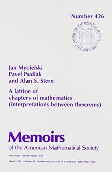 A Lattice of Chapters of Mathematics (Interpretations Between Theorems)