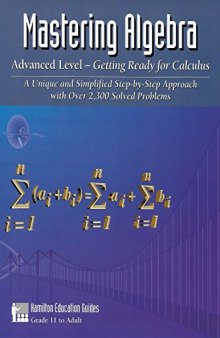 Mastering Algebra - Advanced Level