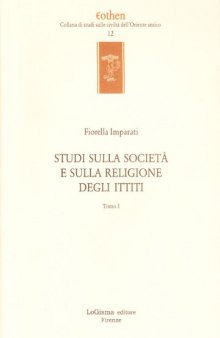 Studi sulla società e sulla religione degli Ittiti