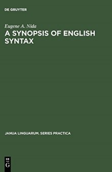 A Synopsis of English Syntax