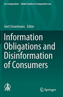 Information Obligations And Disinformation Of Consumers