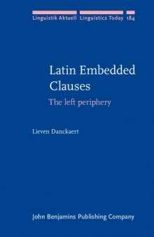 Latin Embedded Clauses: The left periphery