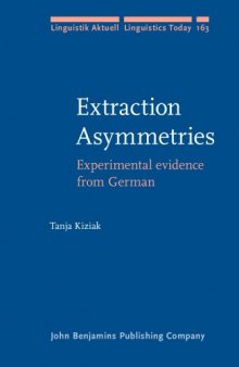 Extraction Asymmetries: Experimental evidence from German