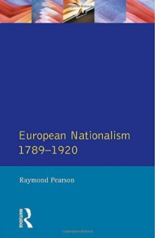 The Longman Companion to European Nationalism, 1789-1920