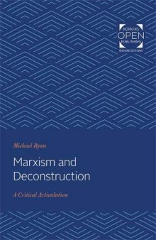Marxism and Deconstruction: A Critical Articulation