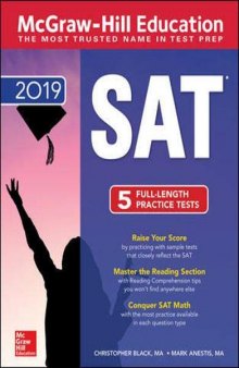 McGraw-Hill Education SAT, 2019 edition