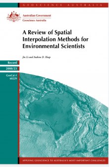 A Review of Spatial Interpolation Methods for Environmental Scientists