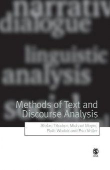 Methods of Text and Discourse Analysis: In Search of Meaning