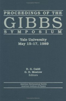 Proceedings of the Gibbs Symposium: Yale University, May 15-17, 1989