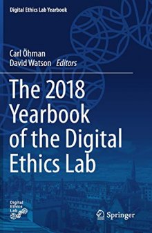 The 2018 Yearbook Of The Digital Ethics Lab