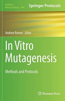 In Vitro Mutagenesis: Methods and Protocols