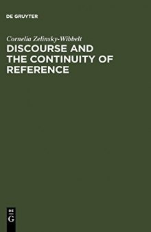 Discourse and the Continuity of Reference: Representing Mental Categorization