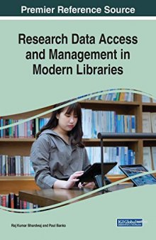 Research Data Access And Management In Modern Libraries