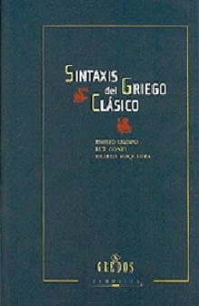 Sintaxis del Griego Clássico