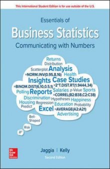 Essentials Of Business Statistics: Communicating With numbers