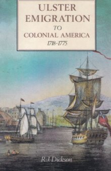 Ulster Emigration to Colonial America, 1718–1785