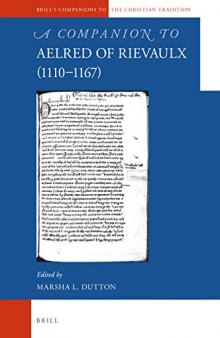 A Companion to Aelred of Rievaulx (1110–1167)