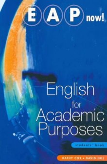 English for Academic Purposes: Students’ Book (Properly Cut)