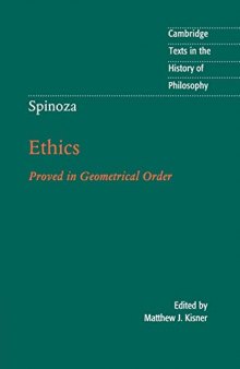 Ethics: Proved In Geometrical Order