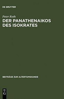 Der Panathenaikos des Isokrates: Ubersetzung und Kommentar