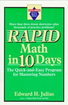 Rapid Math in 10 Days - The Quick-and-Easy Program for Mastering Numbers