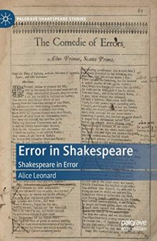 Error In Shakespeare: Shakespeare In Error