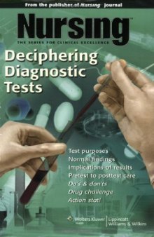 Nursing: Deciphering Diagnostic Tests (Nursing Series