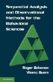 Sequential Analysis and Observational Methods for the Behavioral Sciences