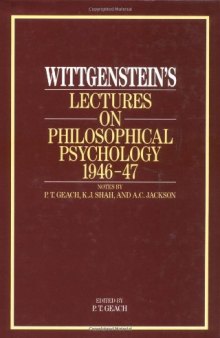 Wittgenstein's Lectures on Philosophical Psychology, 1946-47