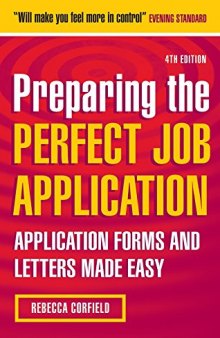 Preparing the Perfect Job Application  Application Forms and Letters Made Easy