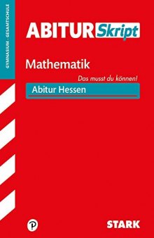 AbiturSkript - Mathematik Hessen: Abi Hessen