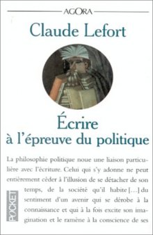 Écrire à l'épreuve du politique