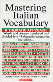Mastering Italian Vocabulary: A Thematic Approach