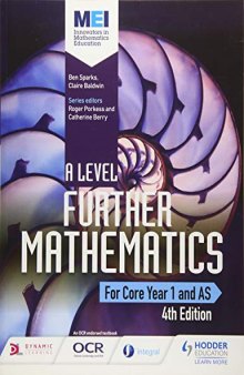 MEI A Level Further Mathematics Core Year 1 (AS)