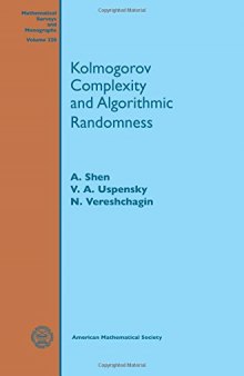 Kolmogorov Complexity and Algorithmic Randomness
