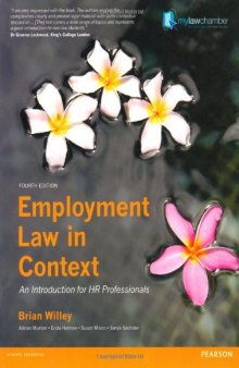 Employment Law in Context: An Introduction for HR Professionals