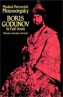 ''Boris Godunov'' in Full Score (Rimsky-Korsakov Version)