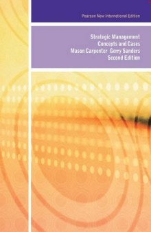 Strategic Management: Concepts and Cases (Pearson New International Edition)