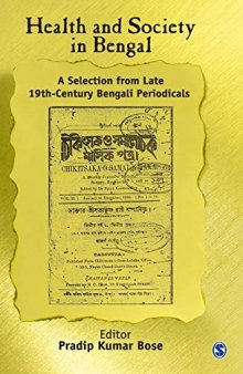 Health and Society in Bengal: A Selection from Late 19th-Century Bengali Periodicals