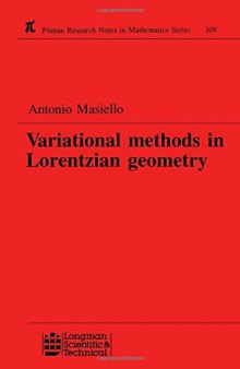 Variational Methods in Lorentzian Geometry