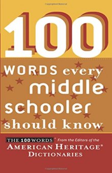 100 Words Every Middle Schooler Should Know