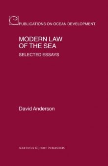 Modern Law of the Sea: Selected Essays